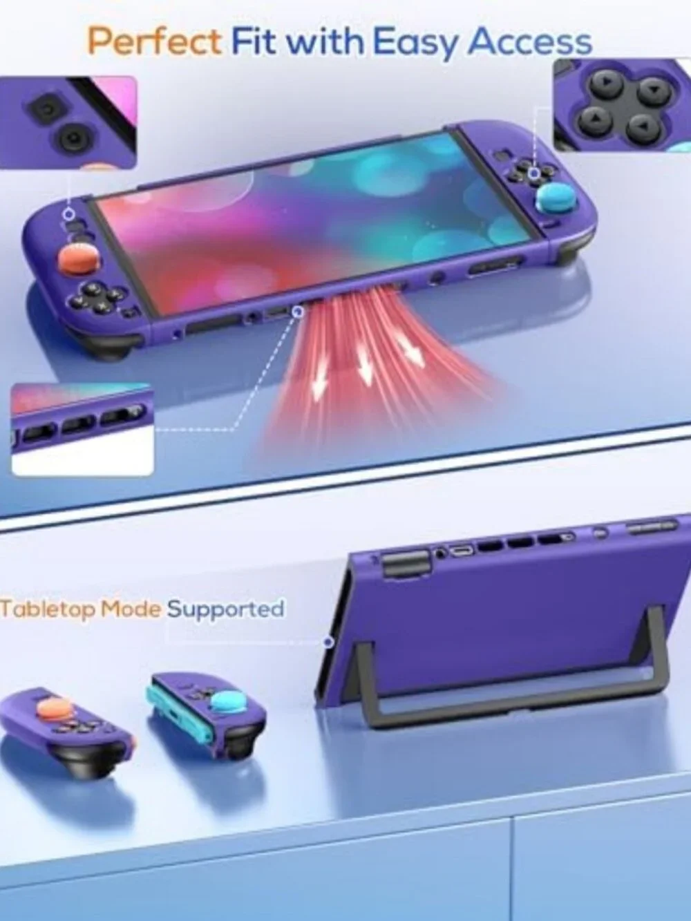 Upgrade Switch 2 Protective Case & Screen Protector Set - Dockable Cover